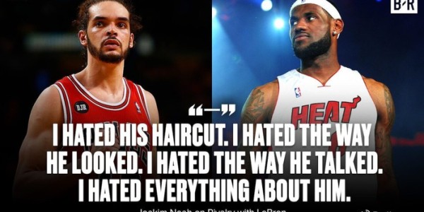 五星视频-诺阿：我说过讨厌关于詹姆斯的一切，至今也不后悔说过这样的话|乔金·诺阿|骑士|公牛|克利夫兰骑士队|摩西-布朗_新浪体育_新浪新闻