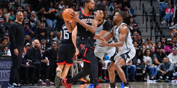 五星体育直播源-火箭惨遭马刺狂虐！杜兰特阿门合砍46分 过去6战吞3败跌西部第四|凯文·杜兰特|圣安东尼奥马刺队|休斯敦火箭队|NBA常规赛|nba_新浪体育_新浪新闻